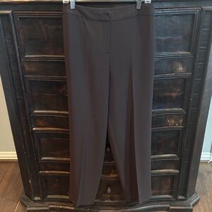 St. John Caviar “Diana” Dark Brown Women's Trousers size 10